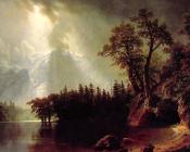 阿尔伯特 比尔施塔特 : Passing Storm over the Sierra Nevada